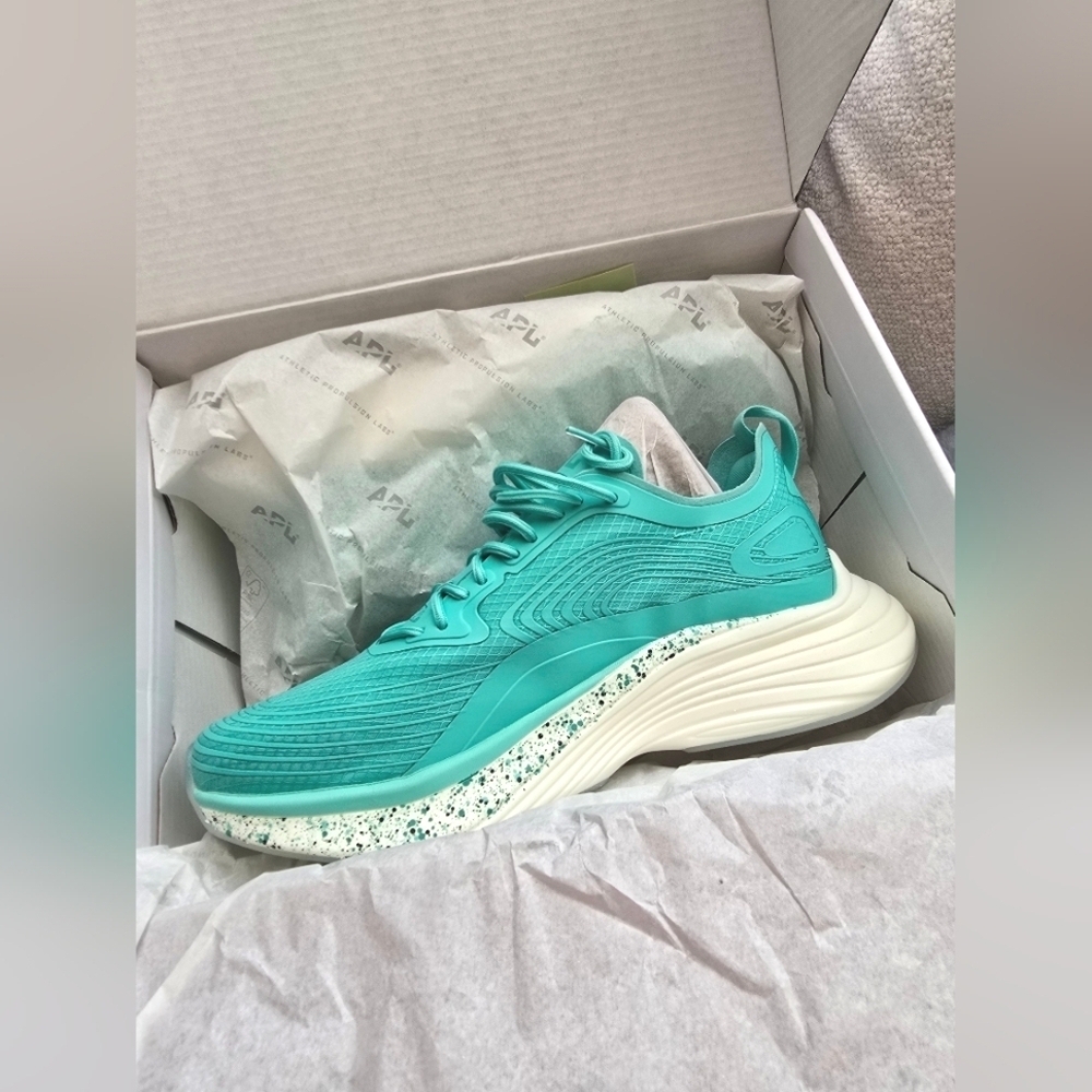 NIB! APL, Women's Streamline, Mint/Tropical Green/Speckle, Size 7.5, $350 - Picture 3 of 8